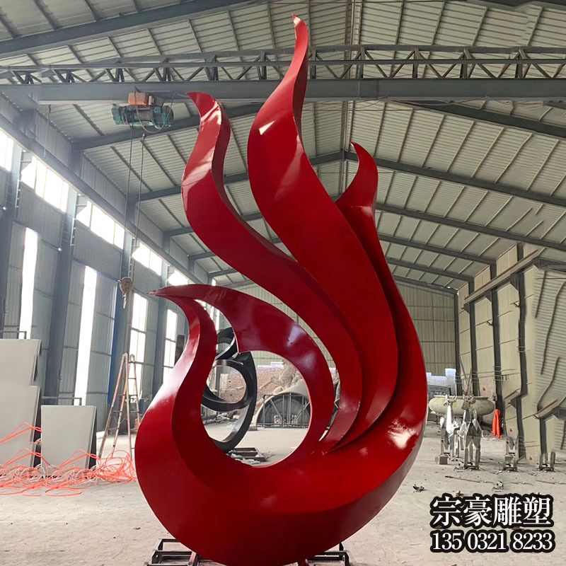 公園園林不銹鋼抽象鳳凰雕塑 公園園林不銹鋼抽象鳳凰雕塑
