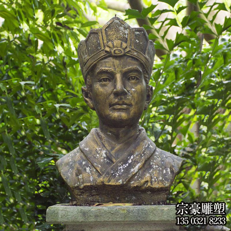 世界名人紙神純銅雕頭像蔡倫雕塑 世界名人紙神純銅雕頭像蔡倫雕塑