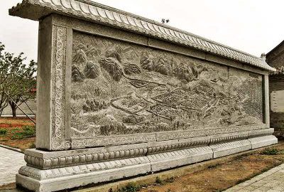 花崗巖屏風，別墅庭院石雕影壁墻